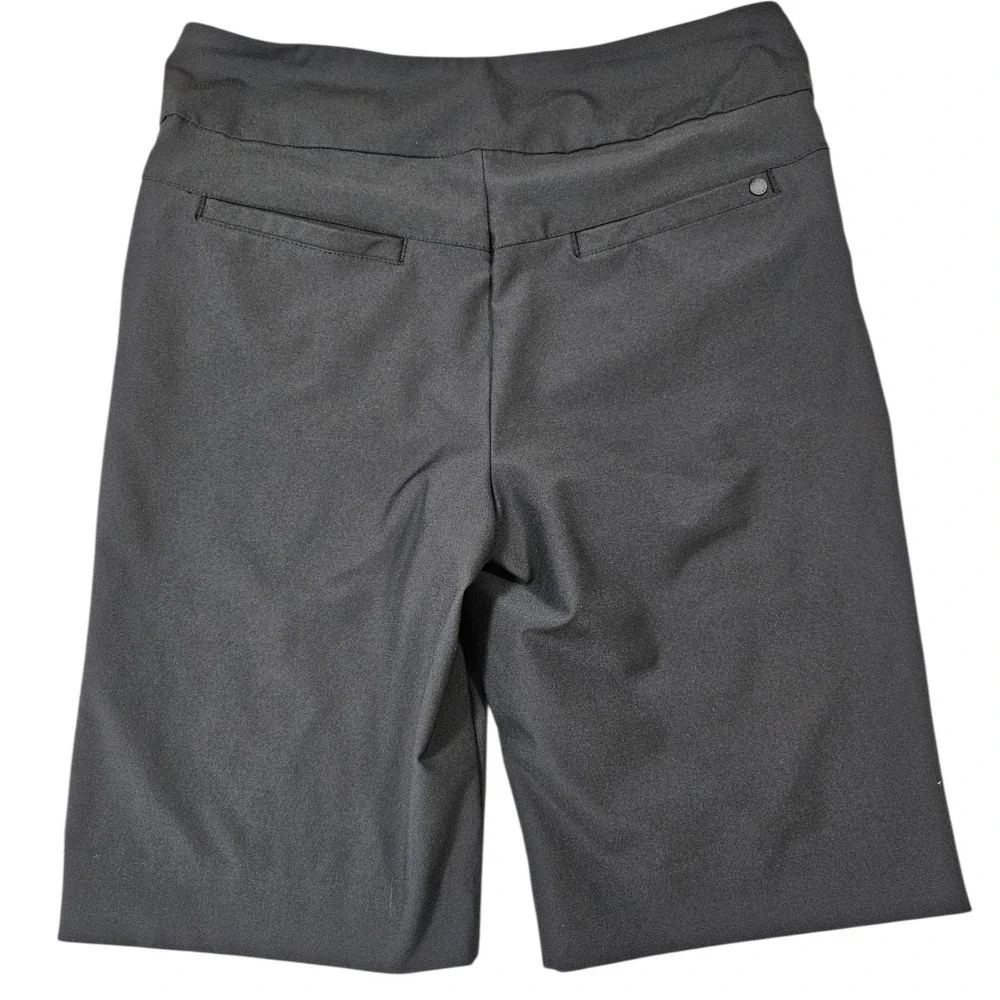 Tail‎ Activewear White Label Black Golf Shorts Size 8 Pull On Performance